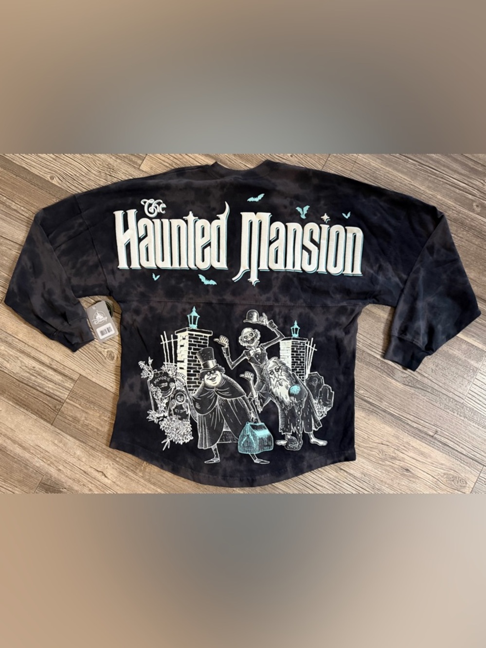 Disney Haunted Mansion Hitchhiking Ghost Spirit Jersey Size Extra Small XS Nwt